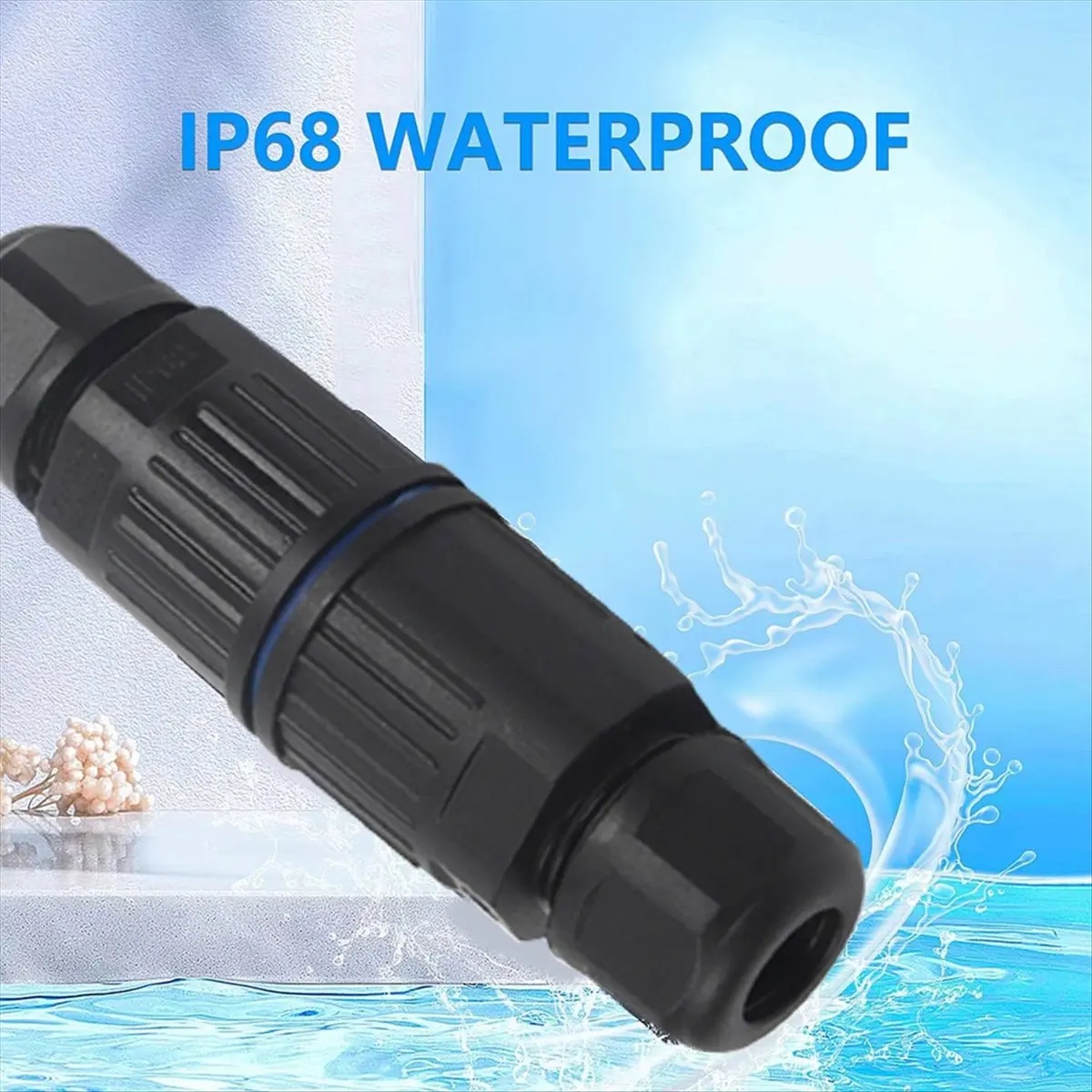 T1335C-4 Sets Outdoor 3 Way Electrical Cable Connector IP68 Waterproof Junction Box Replaceable Lever Wire Connectors HOT