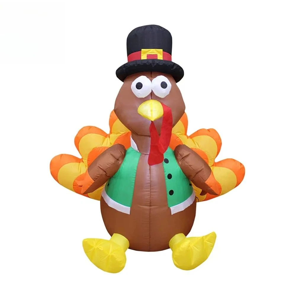 

Happy Balloon Turkey Waterproof LED Advertising Display Perfect Thanksgiving Fall Outdoor Interior Decoration