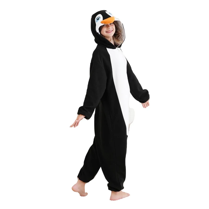 

Women Onesies Kids Kigurumi Penguin Cosplay Costume for Halloween Christmas Outfits Full Body Pijamas Sleepwear Cartoon Jumpsuit