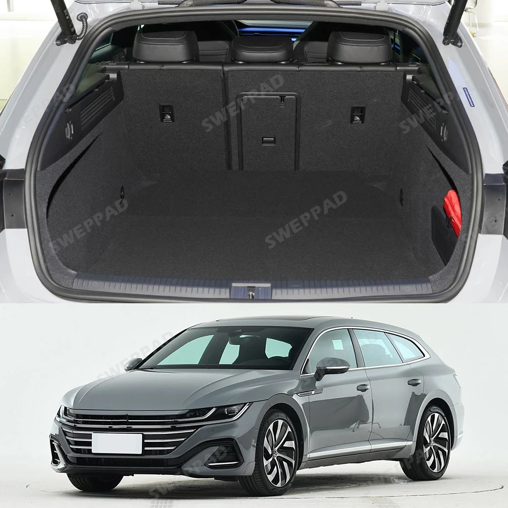 Cargo Liner Fit For Volkswagen VW Arteon 2022 Accessories All Weather Trunk Mat Carpet with Backrest Protectors Cargo Mat