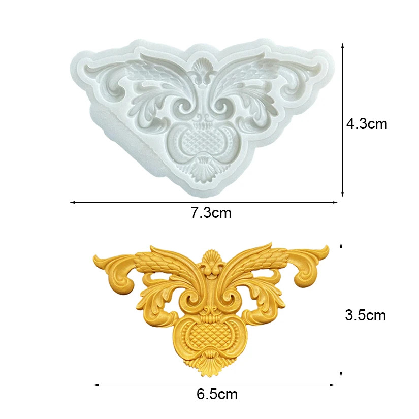 Blume Relief Border Silikon Form Sugar Cupcake Backform Fondant Kuchen Dekorieren Werkzeuge – Detail 9