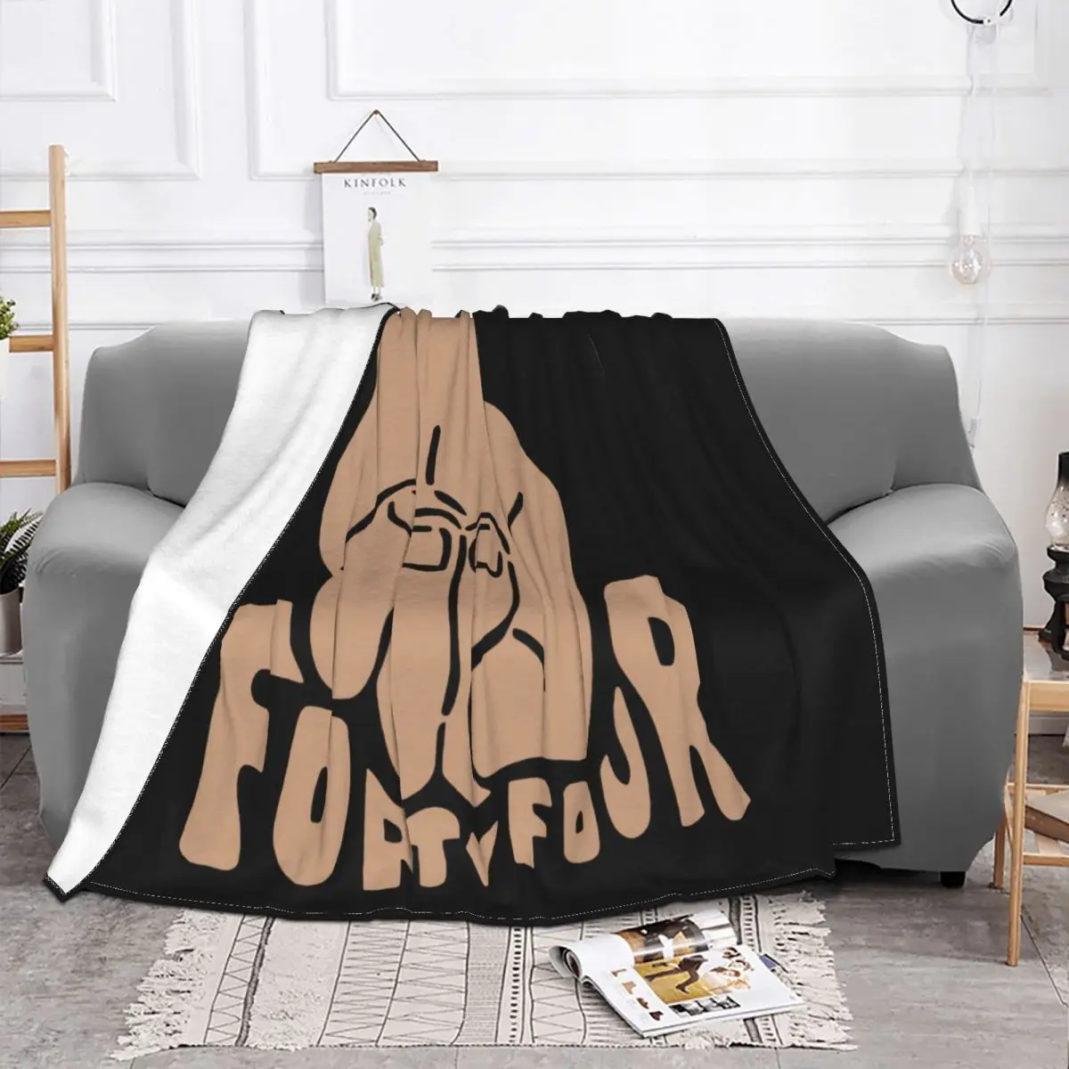 How Ridiculous Merch Fist Crushing Forty Four Rap Latest Aesthetic Music Fitness Customized Good Quality Throw Blanket