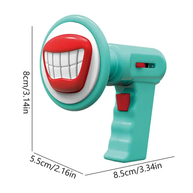 Juguete cambiador de voz para niños, megáfono de transformación de voz para niños, Modulador de voz con 6 efectos de sonido diferentes, Cosplay