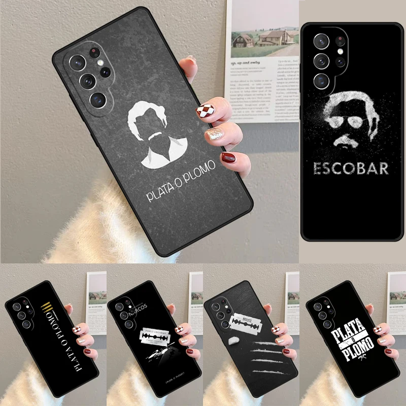 Чехол для телефона Plata O Plomo Narcos Pablo Escobar для Samsung Galaxy Note 10 Pro, S26, S25, S24, S23, S22 Ultra, Plus, S21 FE, S20