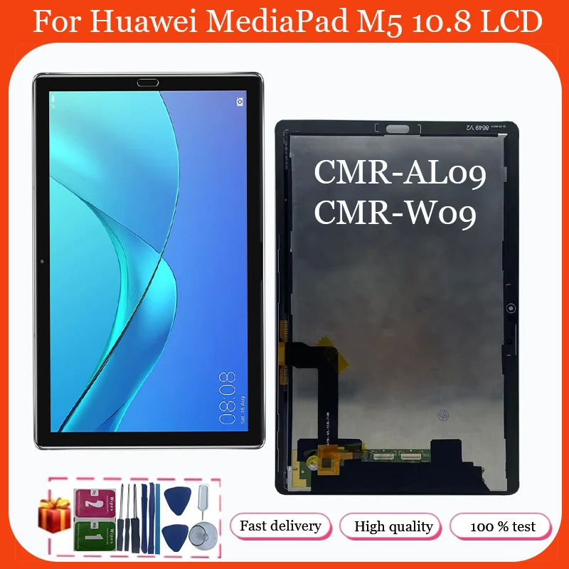 

Для Huawei MediaPad M5 10,8 Φ ЖК-дисплей с сенсорным экраном и дигитайзером в сборе для Huawei M5 10,8 LCD