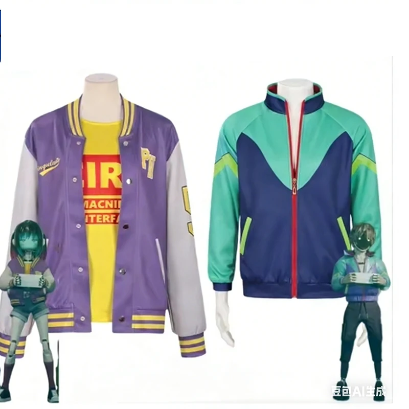 Galaxy Metro: Galaxy Express Express Max MacCallister Makina Kurusu Disfraz de cosplay del mismo estilo, abrigo de Halloween, chaqueta del mismo estilo