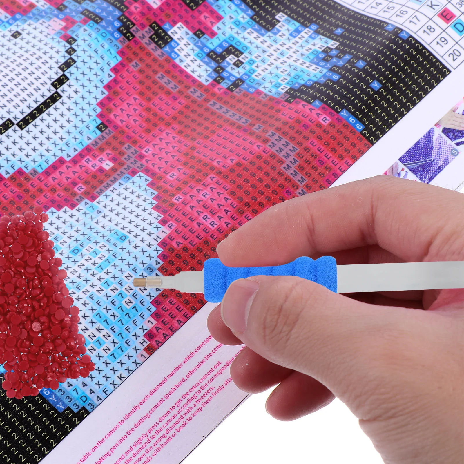 

30Pcs Sponge Finger Pen Caps Premium Soft Pen Sleeve for Writing Drawing Tools Comfort Grip Protection Cross Stitch Embroidery