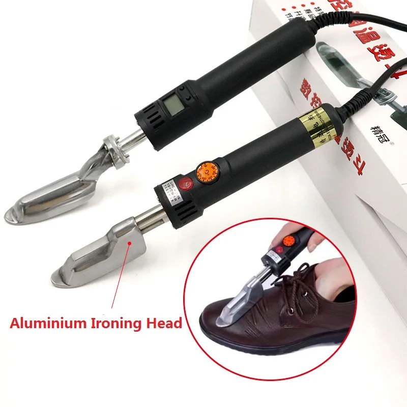Regulowana temperatura Żelazko skórzane CNC Mała żelazko Pielęgnacja zmarszczek Narzędzie do prasowania do skórzanych butów Górna część butów