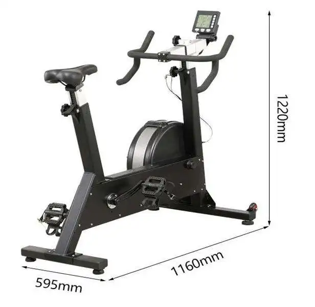 Commercial Air Resistance Upright Exercise Bike | Indoor Cardio Aerobic Bike Sports Equipment For Gym Home Hotel