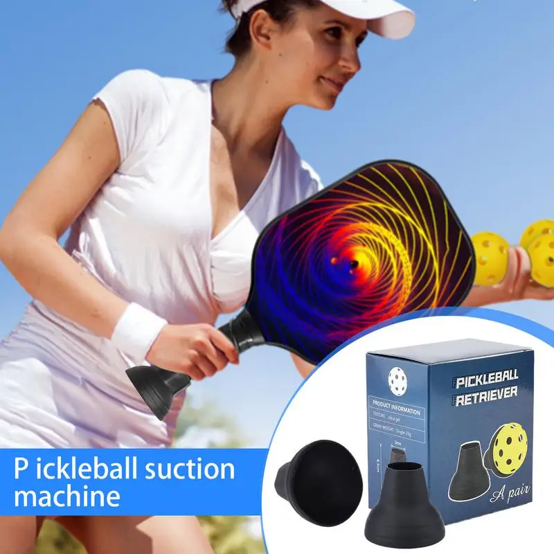 Tennis Retriever Tennis Picker Silicone Portable Table Tennis Picker Removable Tennis Ball Suction Ball Picker Upper For Outdoor