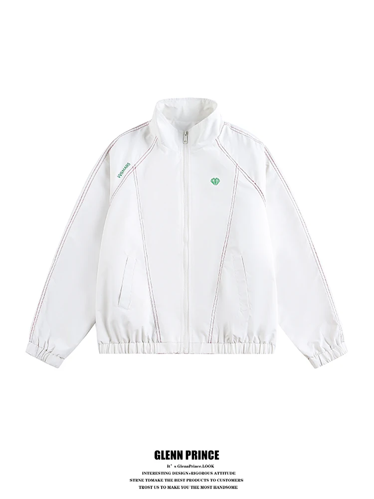 

Мужская куртка GPstudio в стиле пилот, с принтом, в стиле де-конструкшен, модная, для активного отдыха, функциональная, с элементами сплайсинга, свободного кроя, повседневная...