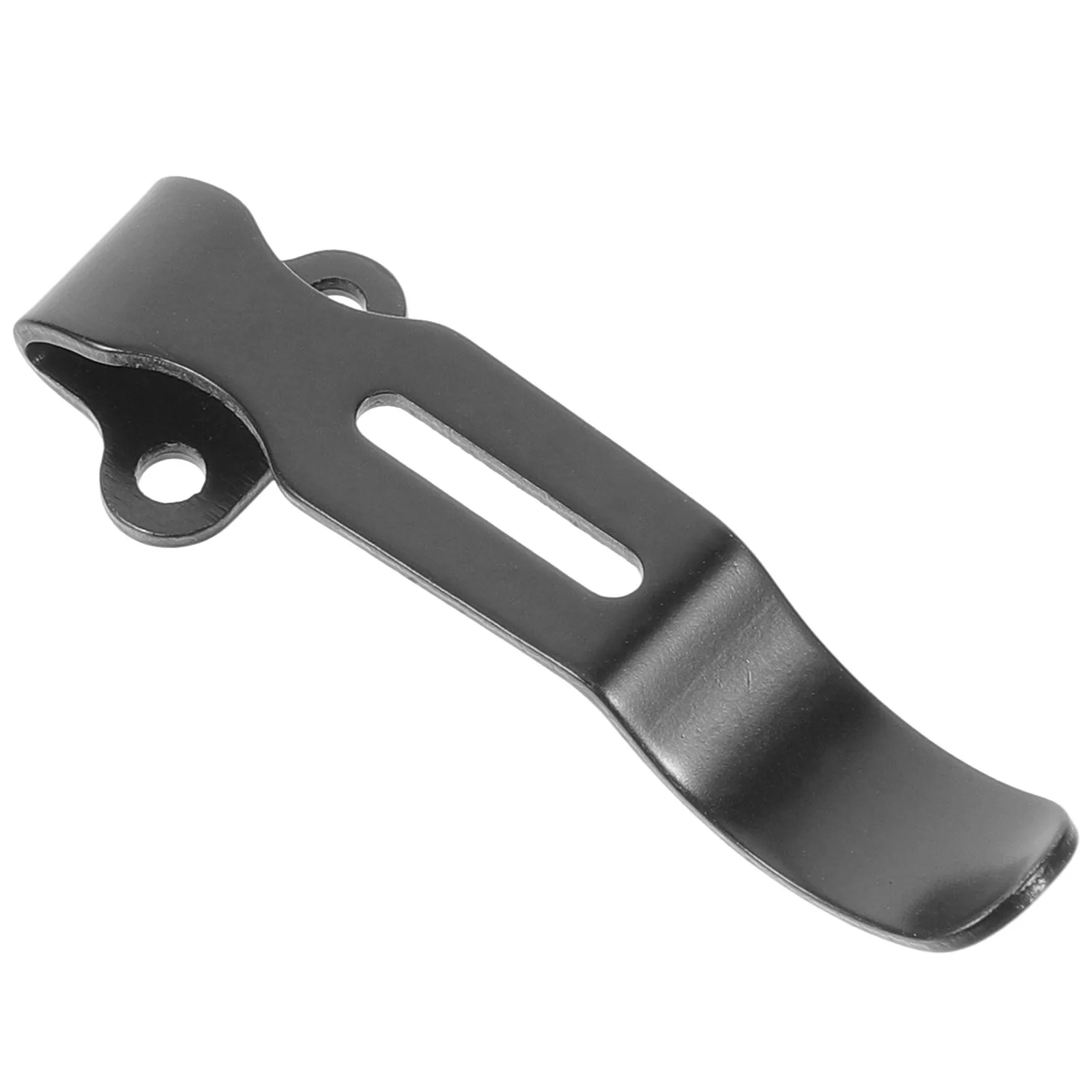 Professional Knife Back Clip Stainless Steel Pocket Clamp Compact Portable Outdoor Tool for Travel Hiking Mountaineering Camping