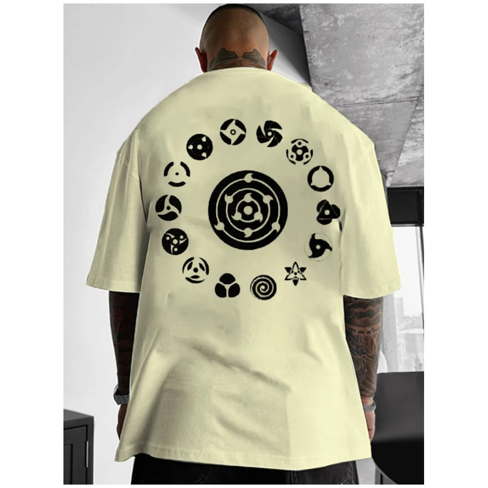 Anime 3D Patterns Print Tees Summer Simple Casual Street Short Sleeve Clothing Male Fashion Oversize O-Neck Tops New Men's T-Shi image 5