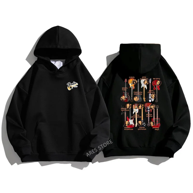 Guitar Men Women Cotton Hoodie Luxury Brand  LOGO Printed Hoodies High Quality Hooded Sweatshirt Spring Autumn Printed Pullover