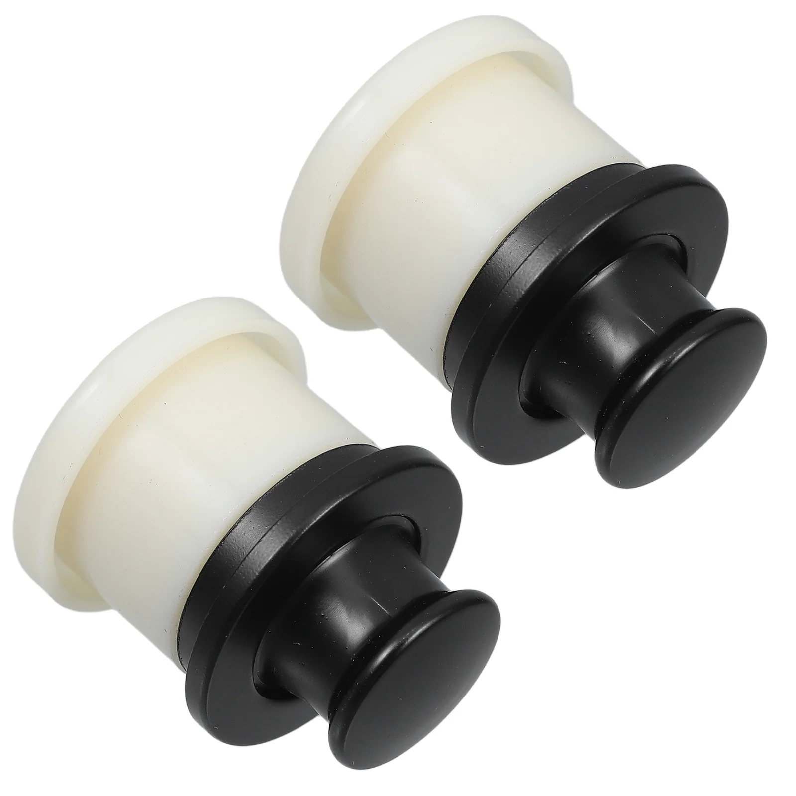 2 قطعة مقابض للخزانة غير مرئية حصير كذاب سحب المقابض أخفى الباب الأجهزة المخفية درج الربيع راحة مقابض #1