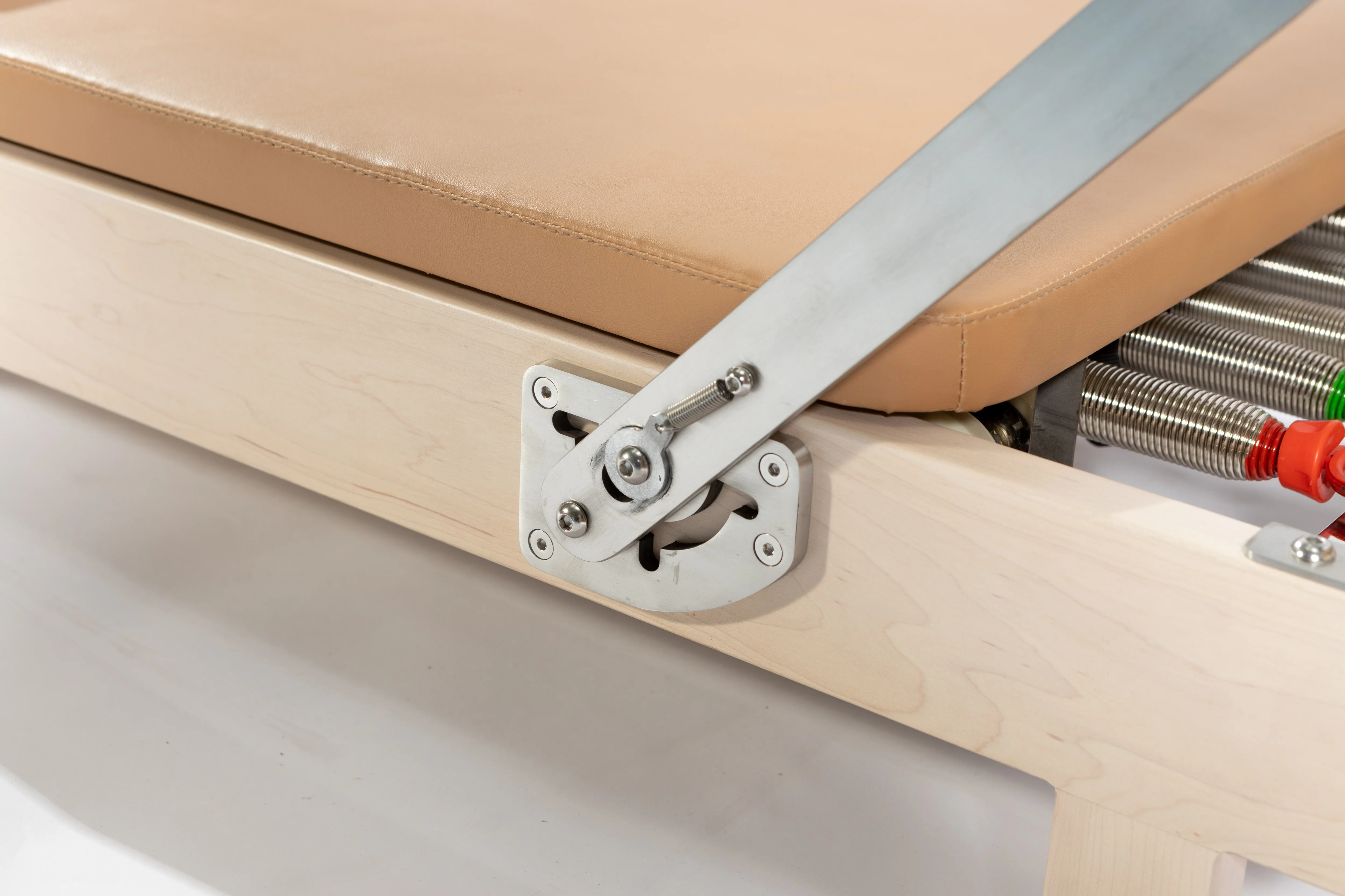 خشب القيقب اليوغا التدريب المنزل خشبية سرير قابل للطي بيلاتيس المصلح للبيع اللياقة البدنية المنزلية مصلح خشبي بيلاتيس