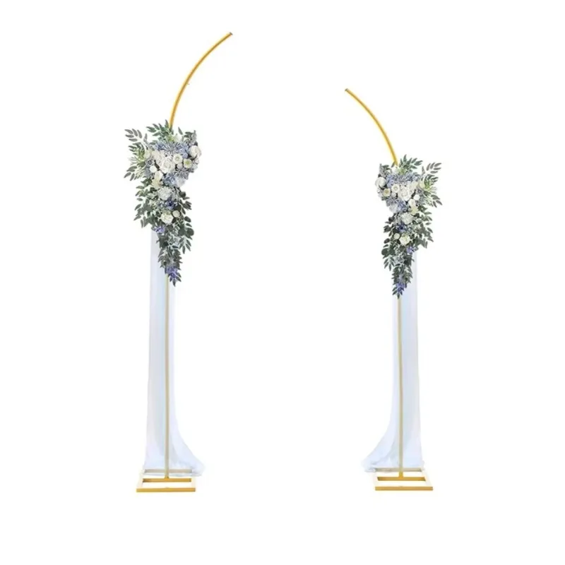 Hot-selling horns flower stands, ivory door wedding props