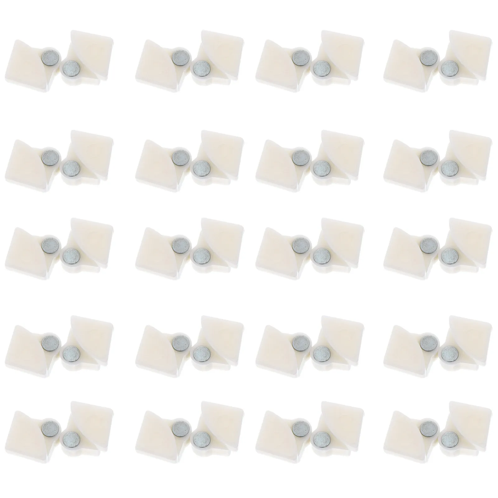 40Pcs Fixed Buckles Plastic Combination Lockers Closet Accessories Household Buttons for Shoe Cabinet Wardrobe Storage