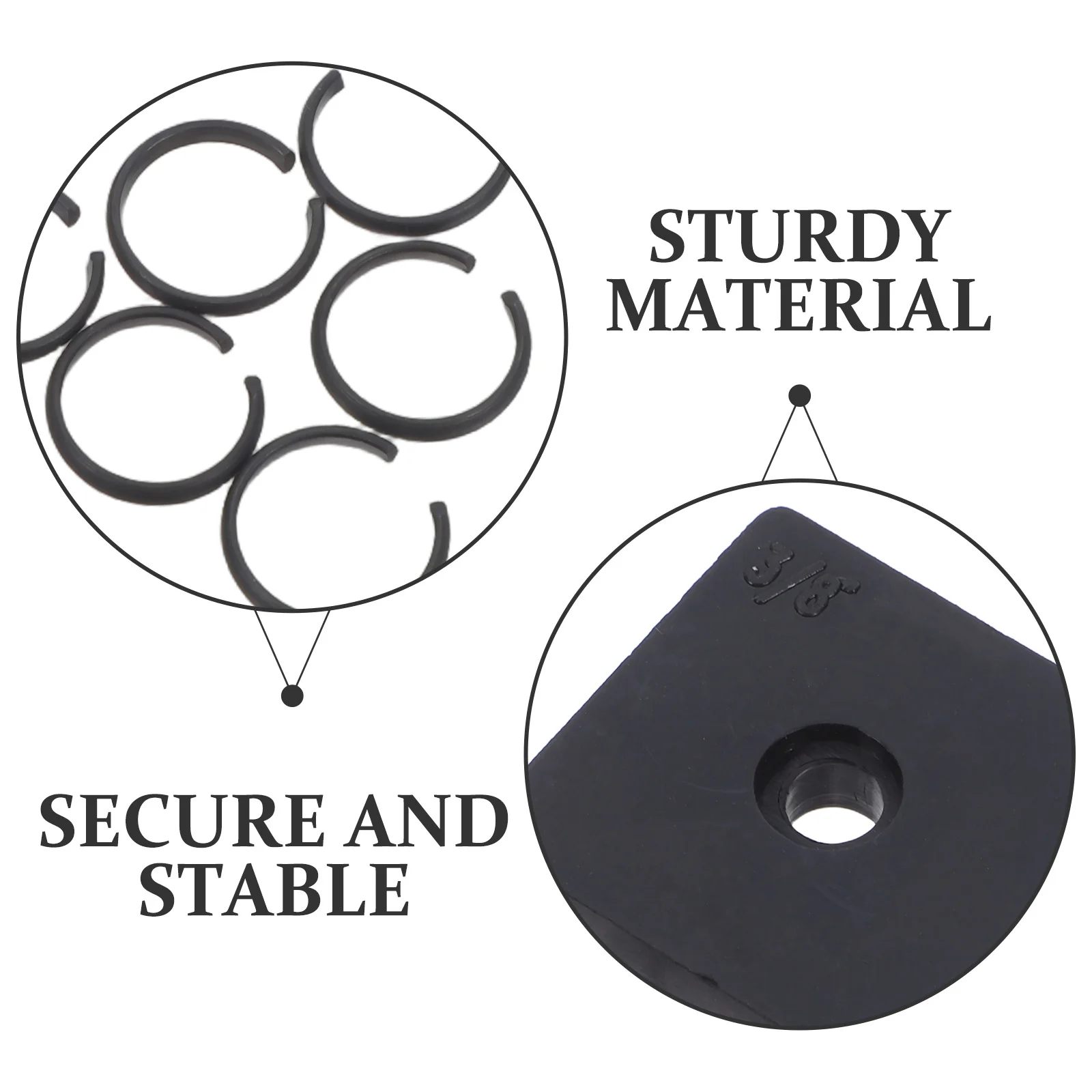1 Set 3/8 "Wrijving Ring Clip Kit Voor Slagmoersleutel Reparatie O-Ring Vervanging Behoud Amboss Tool pneumatisch Gereedschap Retainer Ring