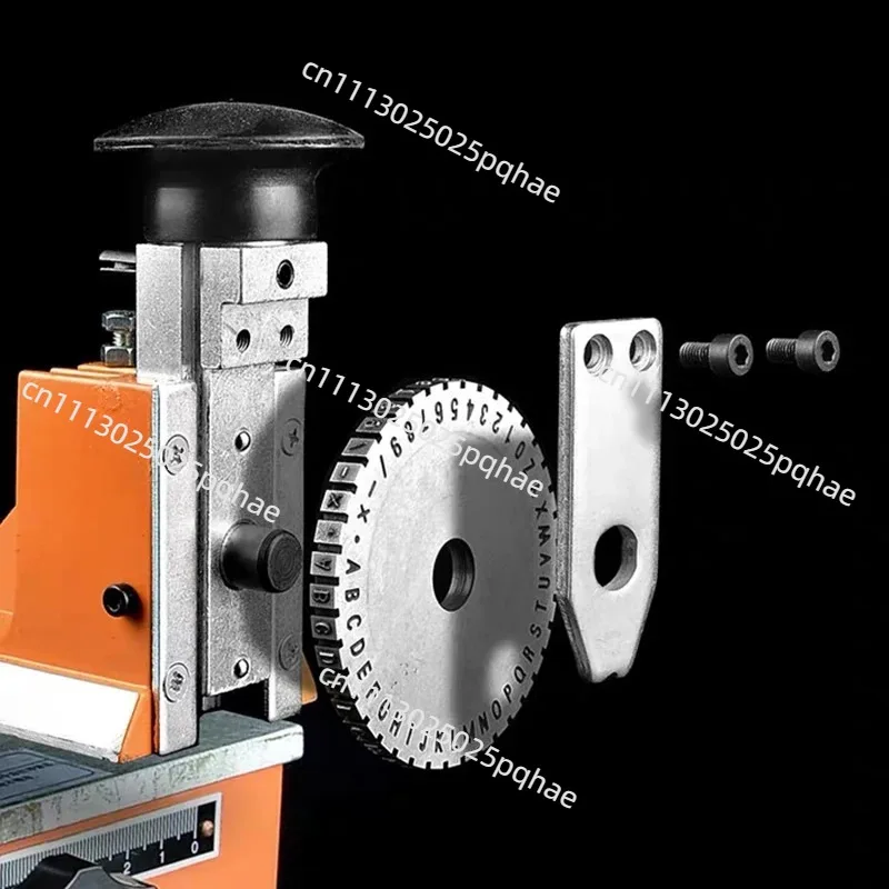 Manual marking steel stamp wheel accessories coding pitted lines character height 3/4/5/6MM