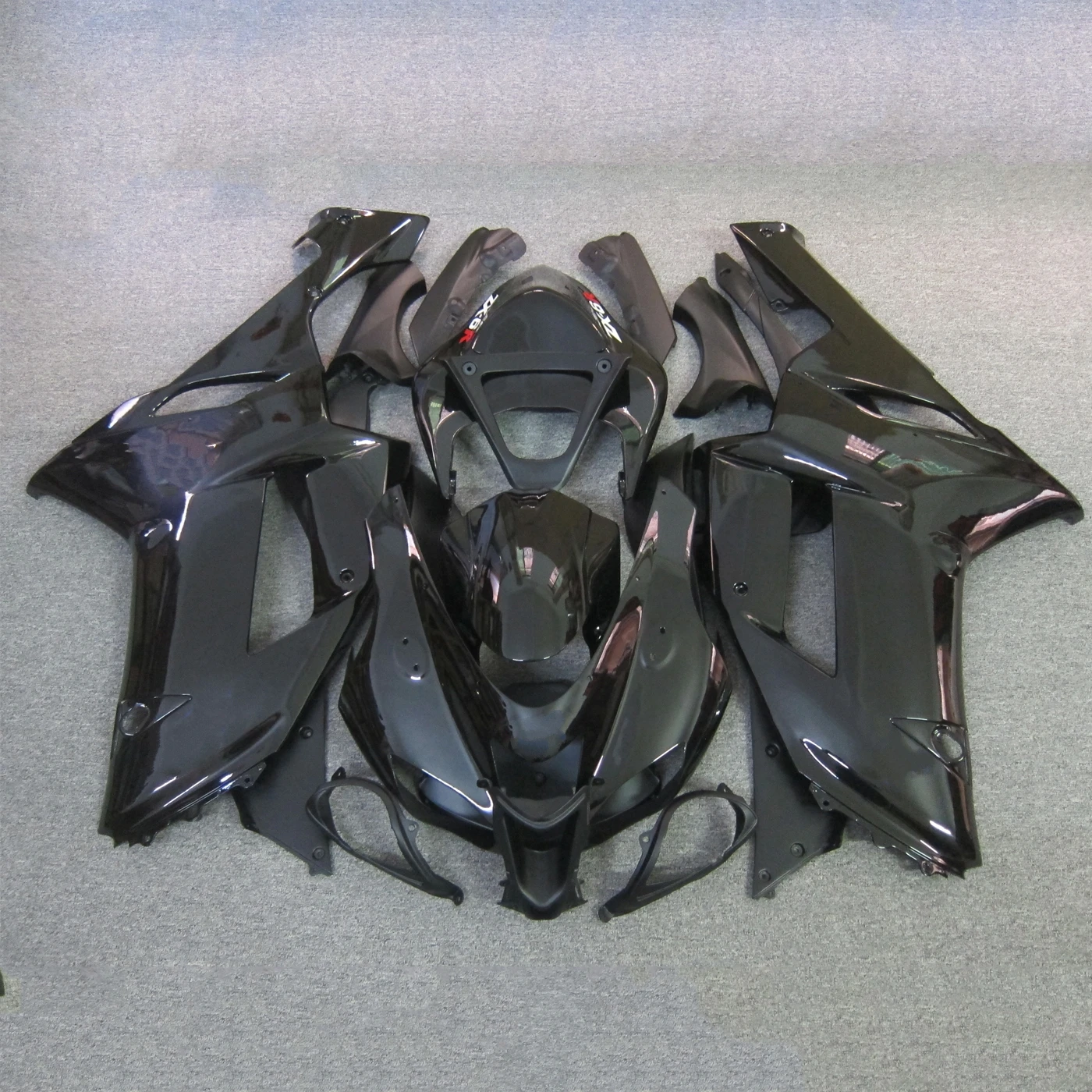 Style New ABS Fairings Kit Fit For Kawasaki Ninja ZX-6R ZX6R 636 2007 2008 07 08 Bodywork Set Black