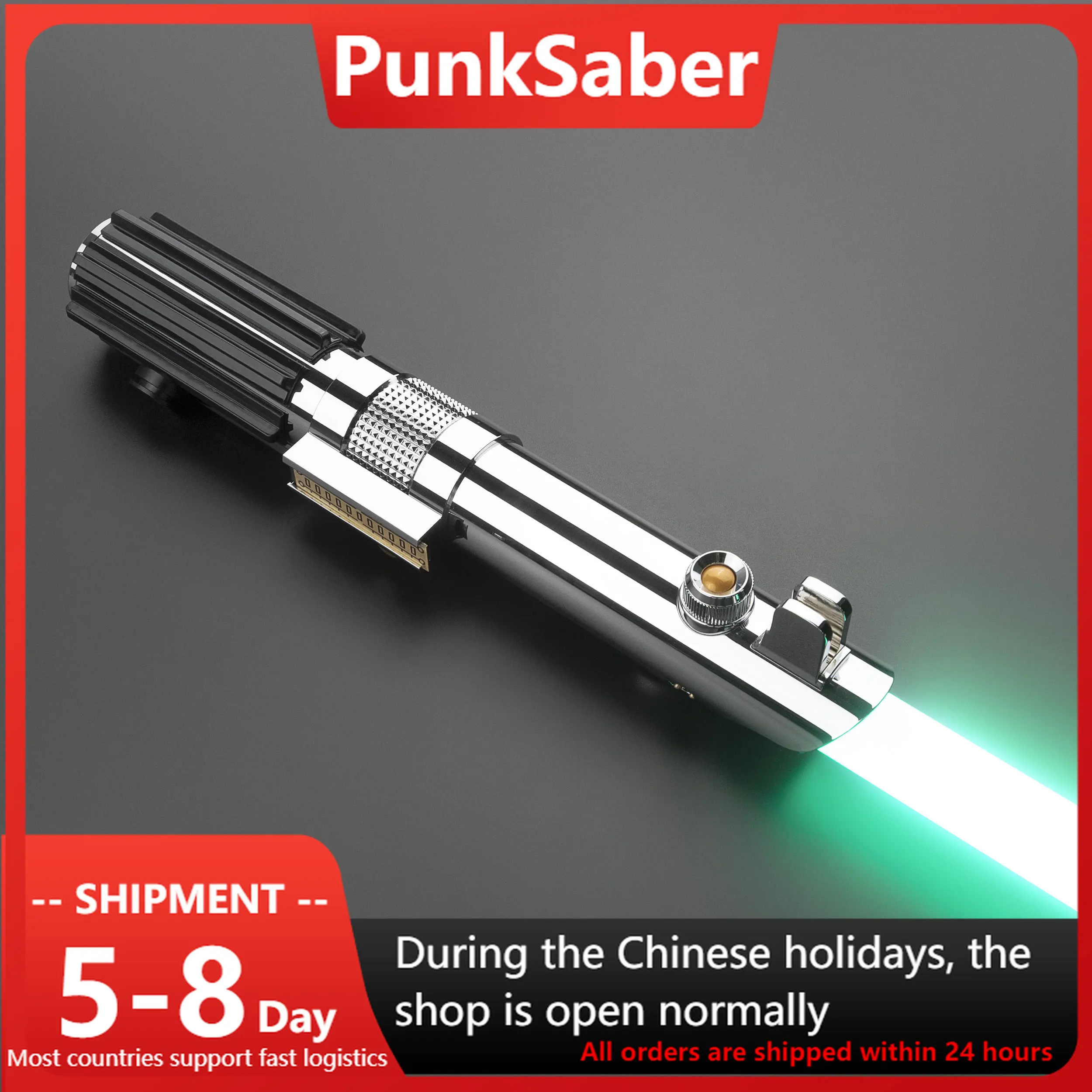 

PunkSaber Lighsaber Anakin Skywalker Dueling Jedi Laser Sword 32 Sound Sensitive Smooth Infinite Changing Neopixel Lightsaber