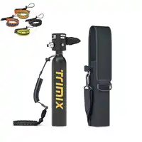 TRIMIX Mini tanque de buceo de 0,5 litros, equipo de respiración subacuática de 5-10 minutos, Kit de oxígeno portátil