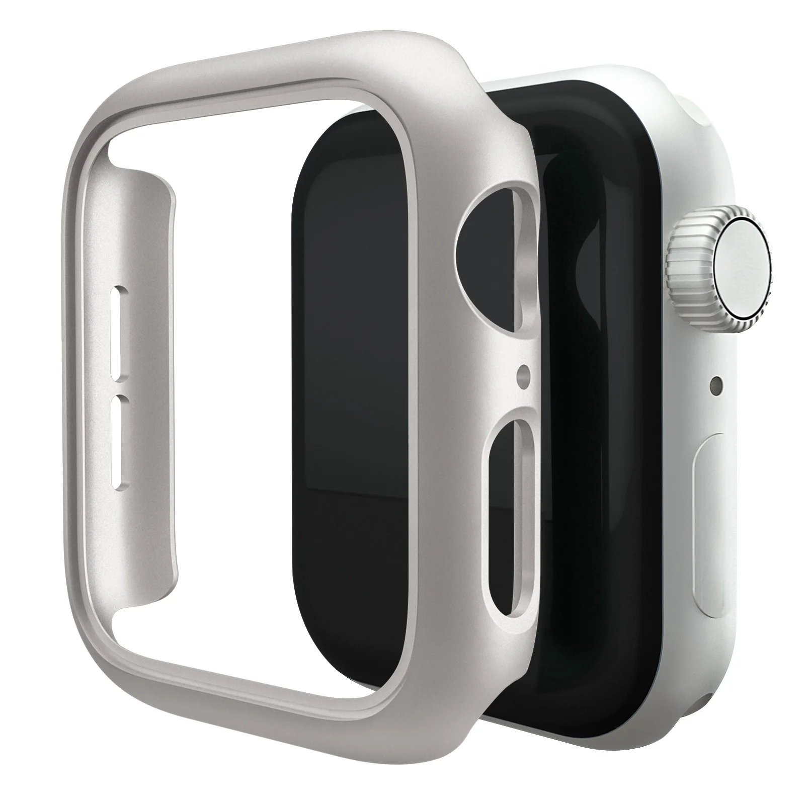 3pcs/lot PC Case For Apple Watch 45mm 41mm 38mm 42mm 40mm 44mm Matte Bumper Protective Case Frame for iWatch SE 8 7 6 5 4 3 2 1