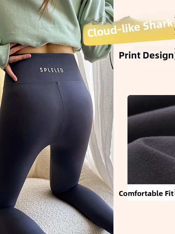 ارتفاع الخصر Fce اصطف اليوغا السراويل النسائية سليم صالح الحرارية السراويل الضيقة تسع نقاط طول ألياف النايلون 00%