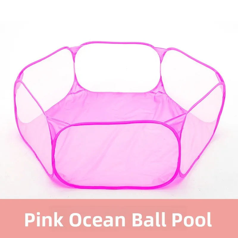 Tente pour enfants bébé océan piscine à balles clôture maison de jouets maison de jeu en filet à Six côtés maison de jeu pliable pour nourrissons et tout-petits