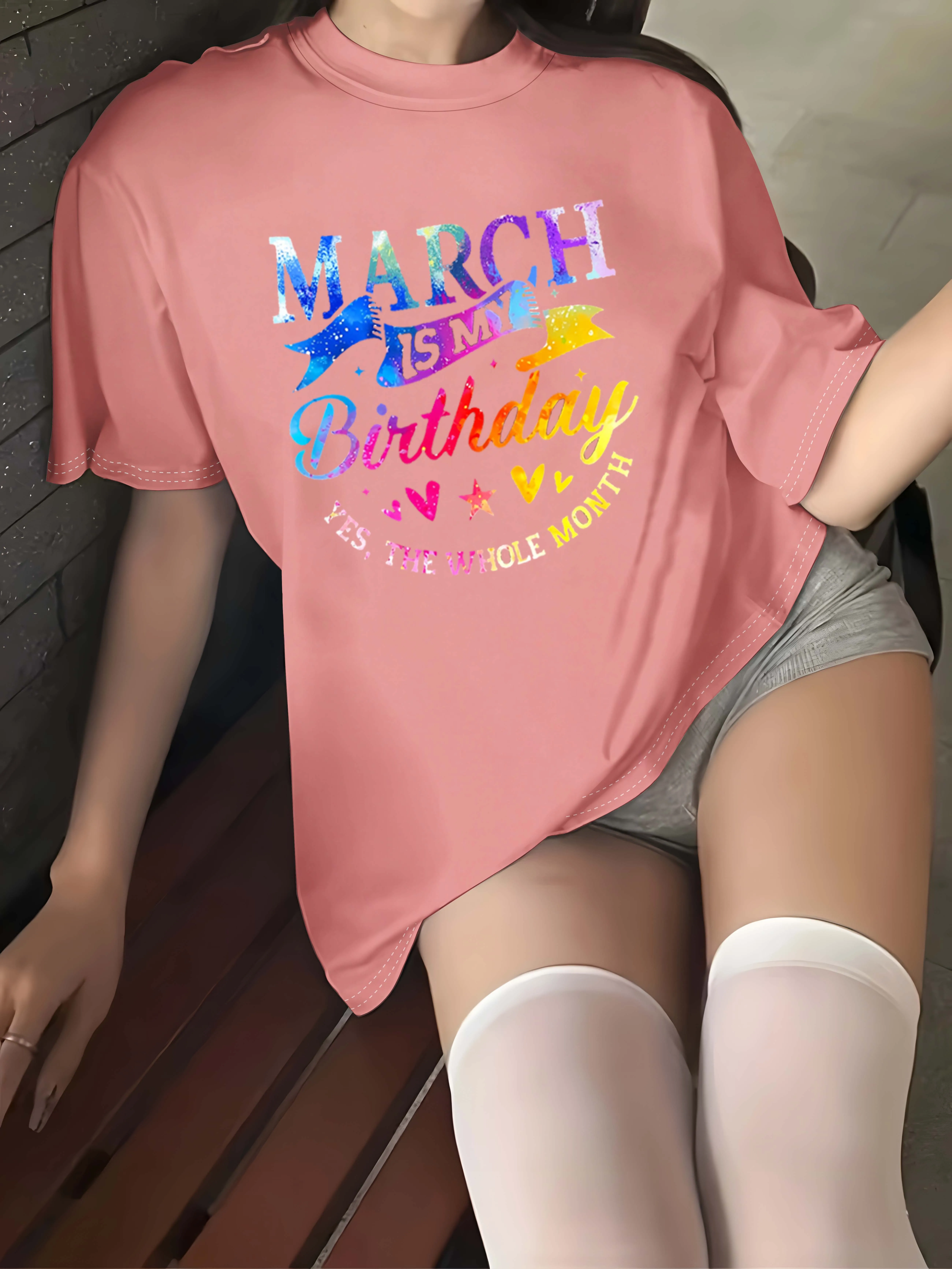 Tamanho grande, março é meu aniversário, sim, todo o mês, comemoração, peça elegante da moda