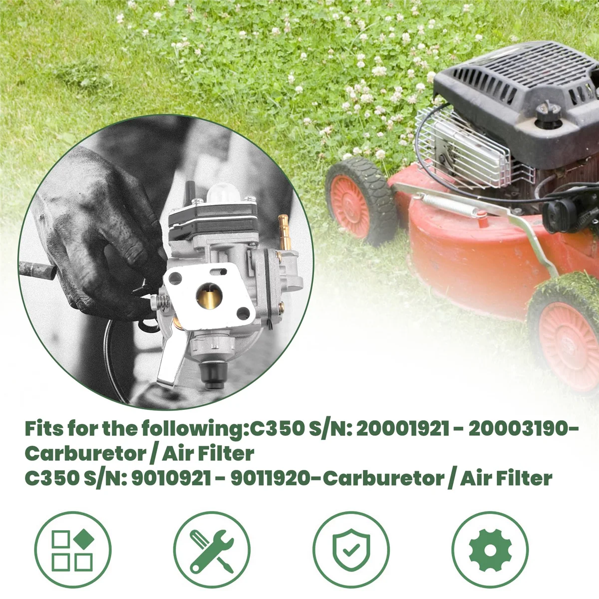 Carburador para Echo Shindaiwa Parte C350 A 021002470