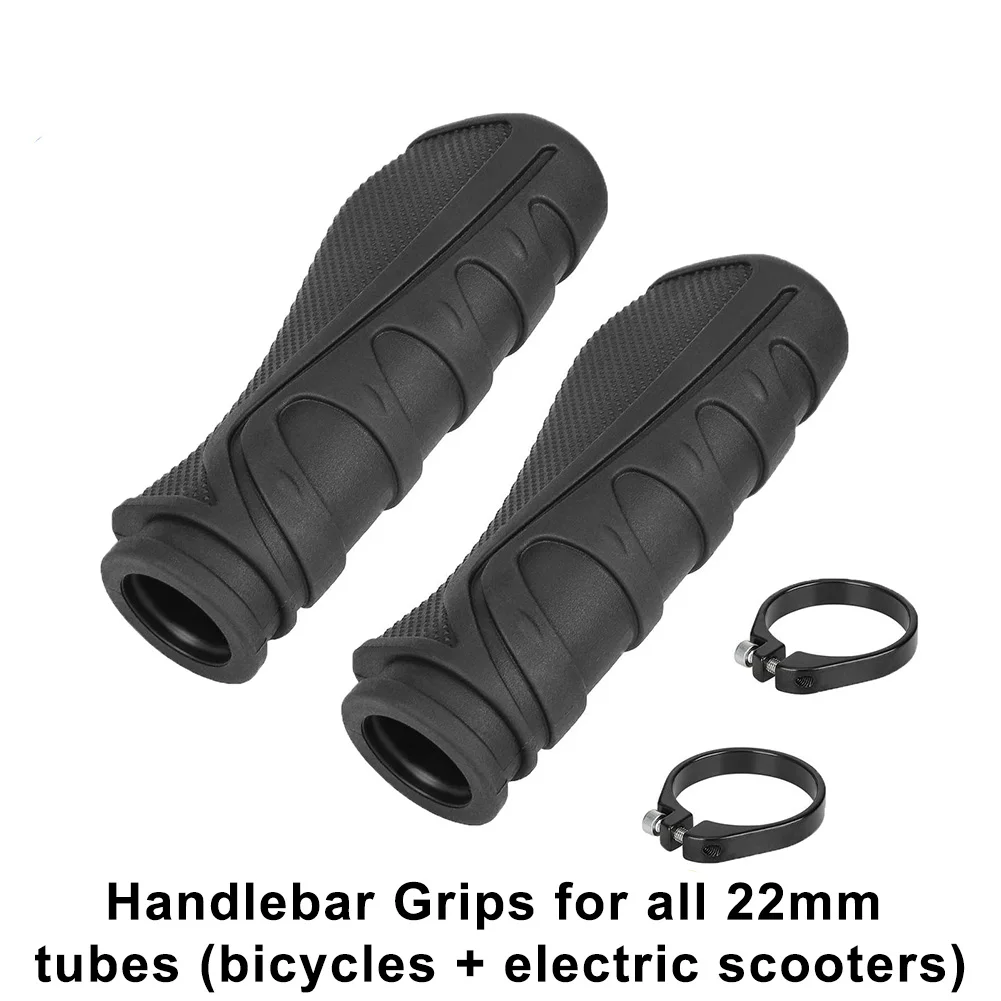 

Ручки на руль 22 мм, противоскользящий чехол на ручку, удобные аксессуары для велосипеда, совместимые с электрическими велосипедами, простая установка