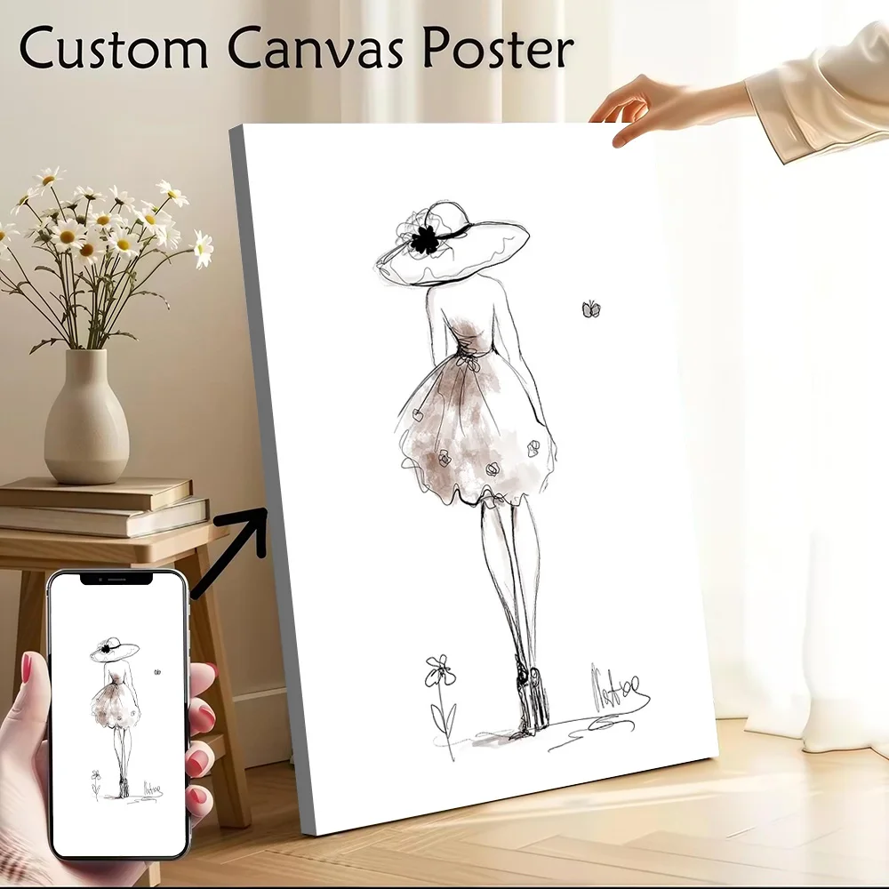 Summer Poster Customizable Printed Canvas Painting for Pictures Wall Art Decorative Paintings Interior Decoration Room Ornaments