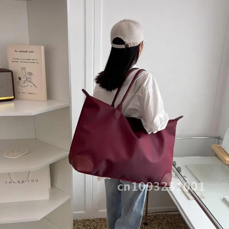 

Brand Tote Weekend for Women High Quality Oxford Cloth Capacity Travel Bag Bags Travel Duffle Waterproof Large Handbag Travel