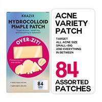 84 pieces of facial acne patches, concealer patches, pimples patches, ultra-thin invisible breathable hydrogel