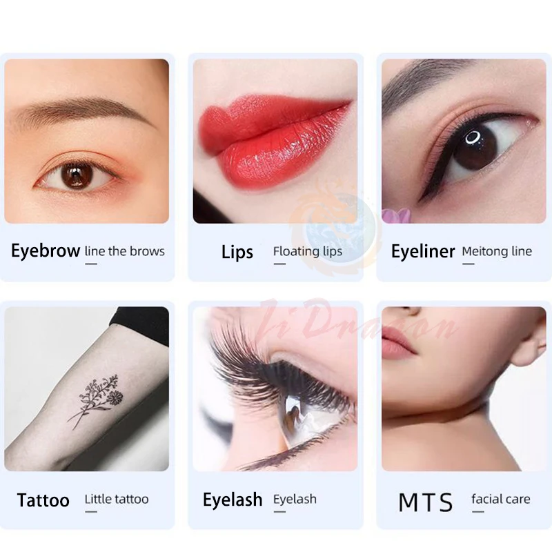 Tattoo Ink Set Permanent Makeup Eyebrow Ink Lips Eyeline Tattoo Color Microblading Pigment for Body Beauty Tattoo Art Supplies