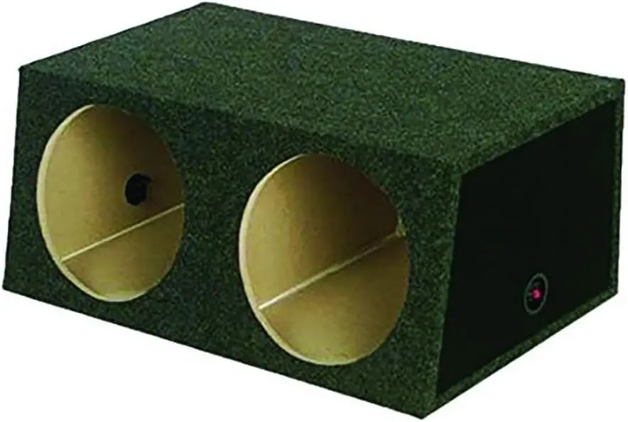 

Dual 12-Inch Sealed Angled Subwoofer Box, 1.2 Cu Ft Per Chamber, 5/8-Inch MDF