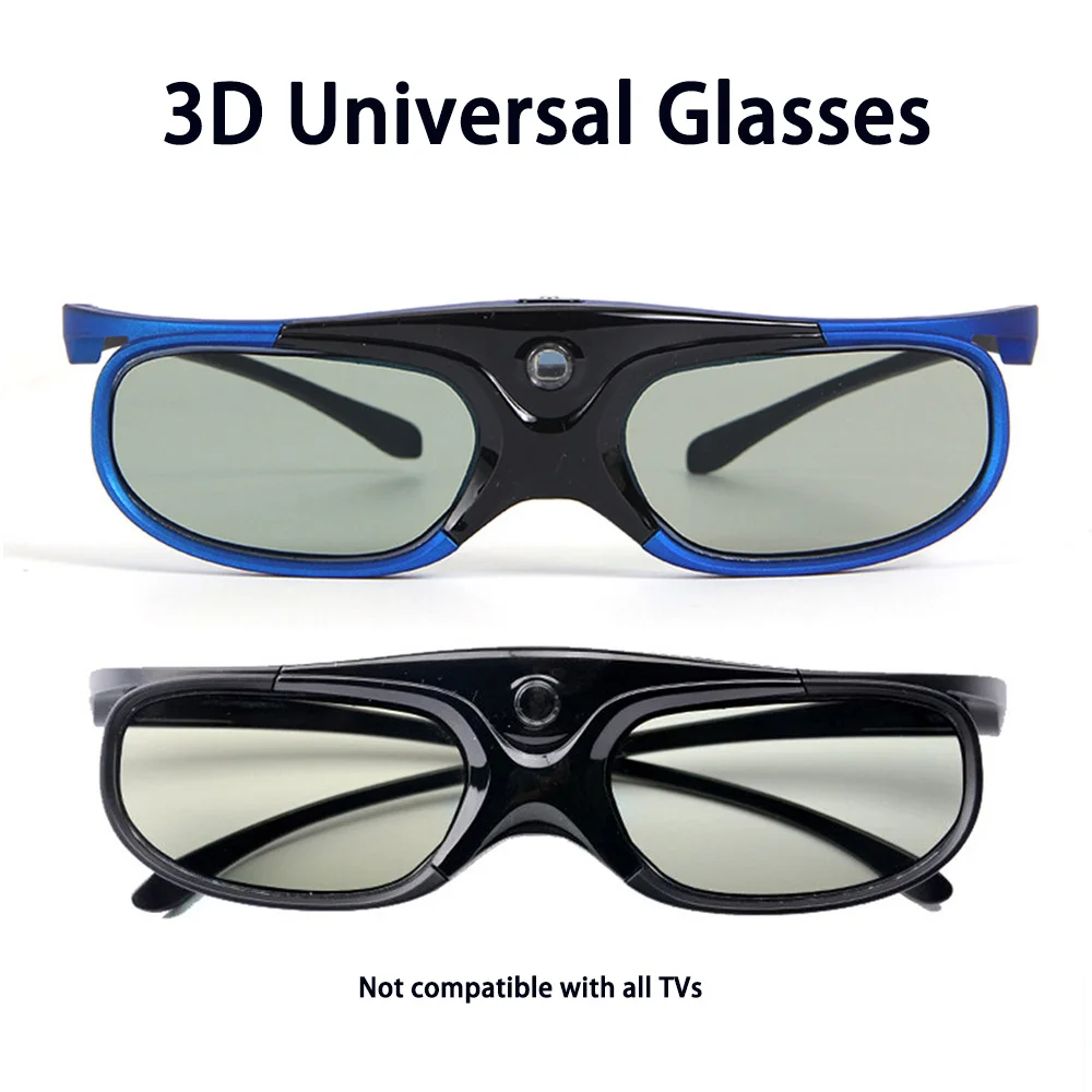 DLP Active Shutter 3D Universal Glasses For Xgimi Z4/Z6/H2 Nuts G1/P2 96-144HZ Rechargeable BenQ Acer LINK Projector Wholesale