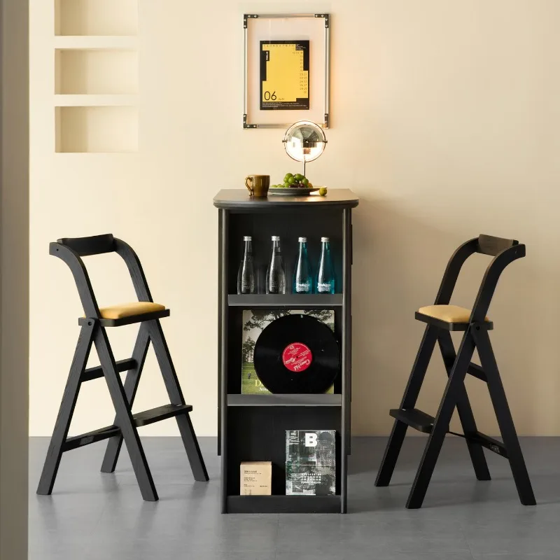 Folding bar ladder chair, simple folding chair