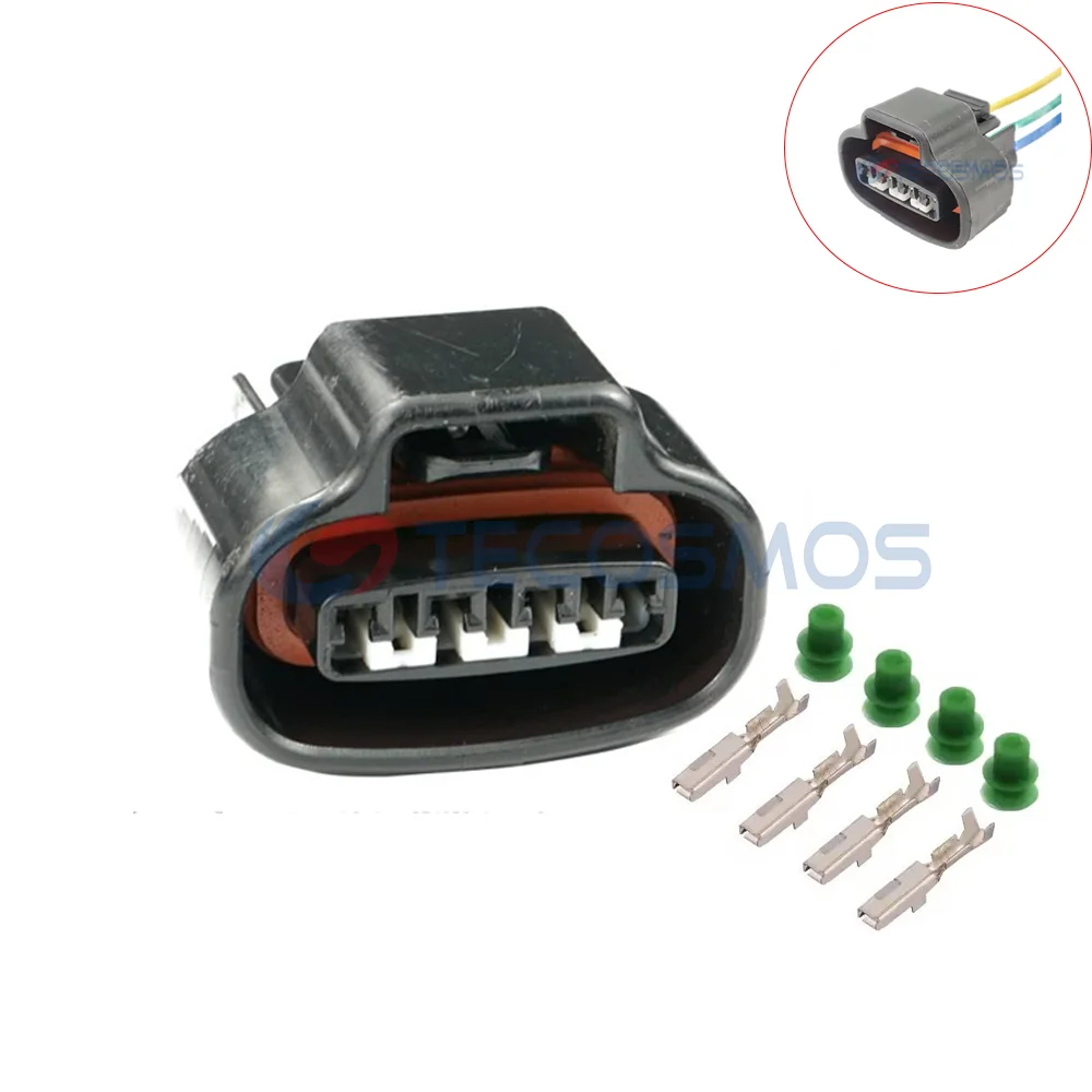 2JZ-GE distribuidor de manivela de 4 pines, conector impermeable, Sensor, bobina de encendido, enchufe para Toyota 90980-11150 6189-0565