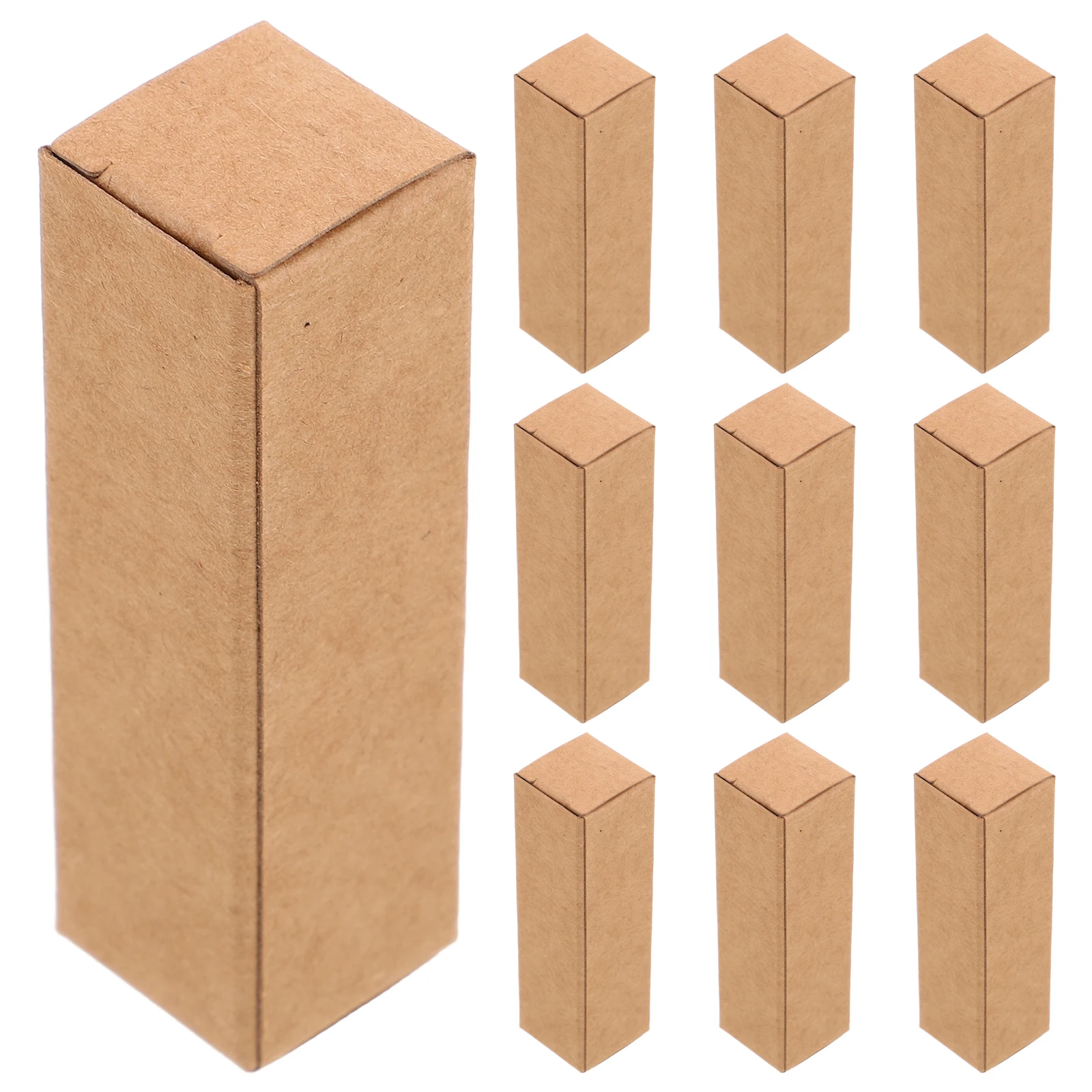

50 Pcs Handmade Lipstick Packaging Box Square Paper Material Lip Gloss Boxes Perfume Bottle Case Essential Oil Container Gift