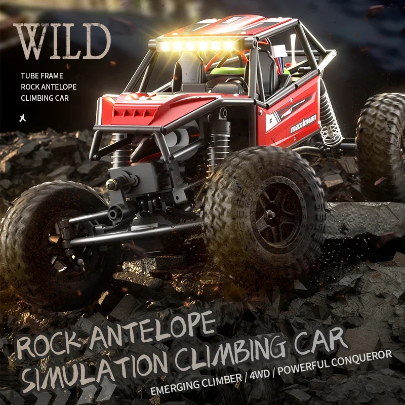 C8808 4WD RC Crawler 2.4G Remote Control Vehicle 1/18 Rock Car Off-road Electric Simulation Climbing Car Toys for Children