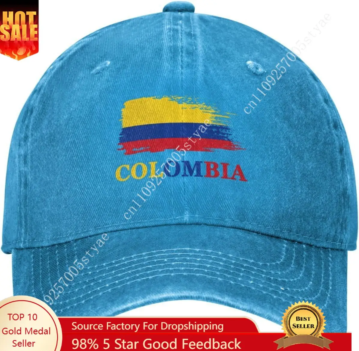 

Colombian Colombia Flag Baseball Hat Man Woman Sunhat Adjustable Dad Hats Casual Trucker Caps for Running Outdoor Snapback Hat