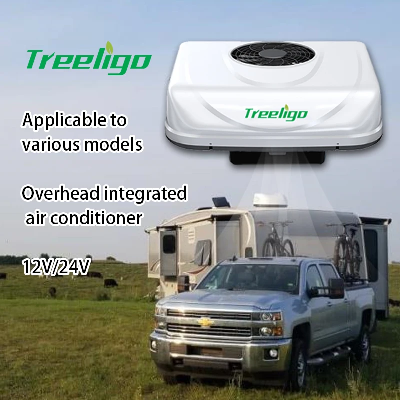 New Design 2200W Roof Caravan Motorhome Rv Ac Unit 12v 24v Air Conditioner