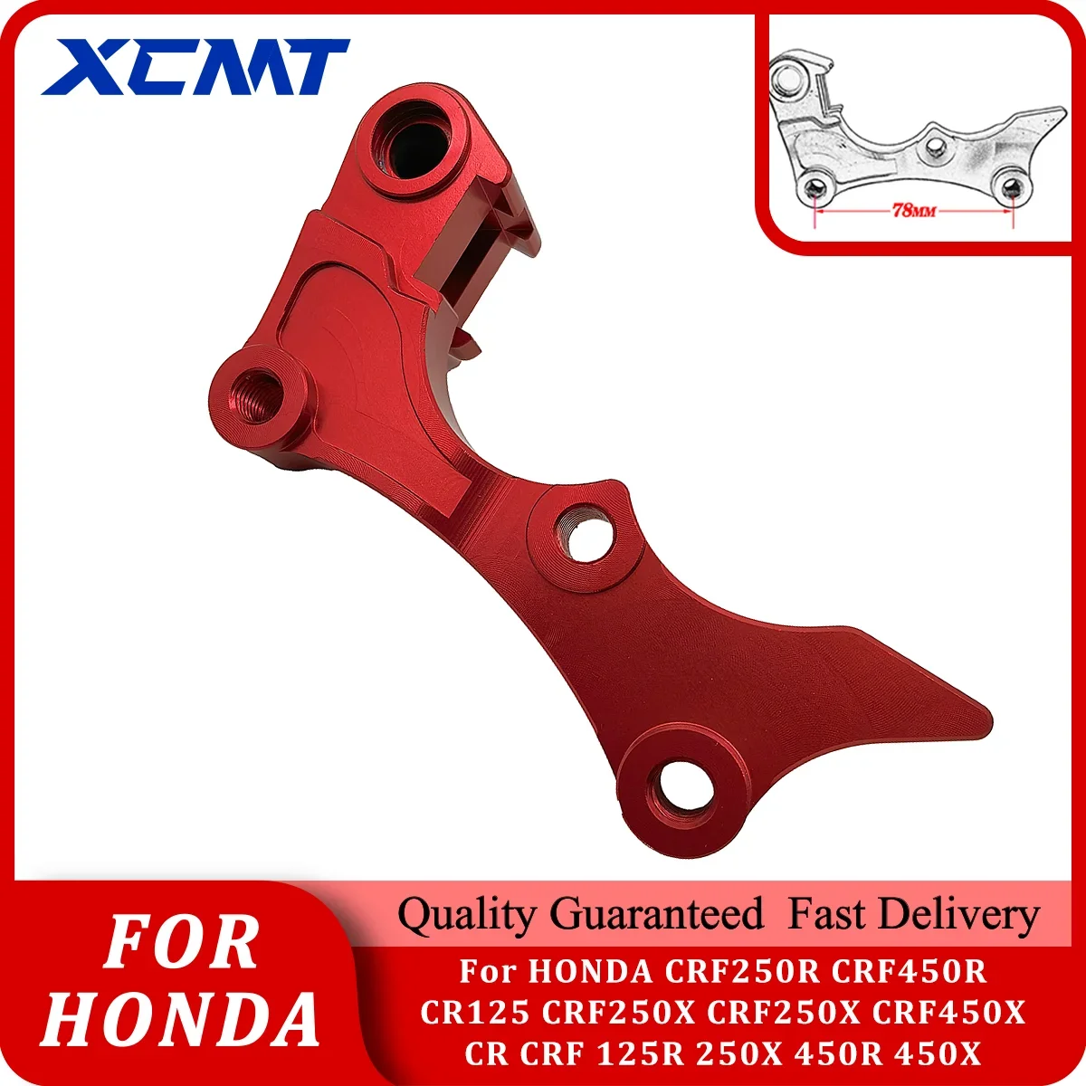 

Motorcycle CNC Brake Disc Adapter Bracket 270MM For Honda CR125E CR125R CRE CRF 125 250 450 CR250R CRF250X CRF250R CRF450R 450X