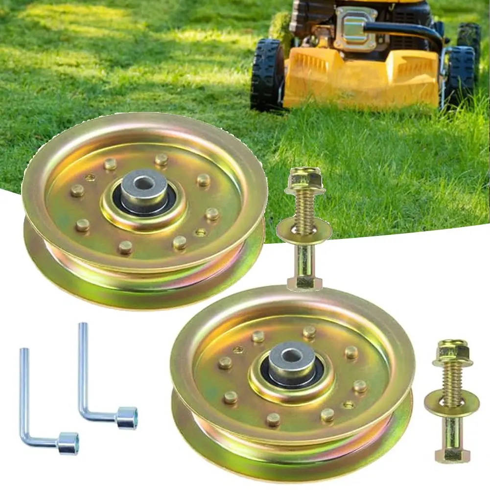 

2Pcs 756-04129b Idler Pulleys Replaces 956-04129b 753-08171 753-08068a 78-065 For 42'' 50'' RZT50 RZT54 LTX1040 LTX1045 Mowers