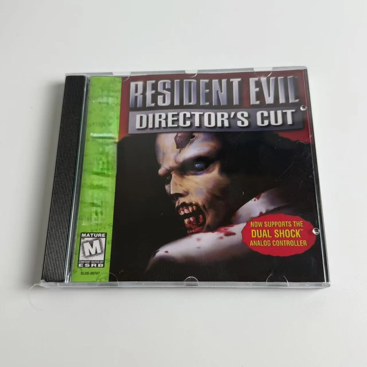 Disco de reproducción de alta calidad para Sony PS1: Resident Evil Director's Cut (versión estadounidense con vibración, sin manual)