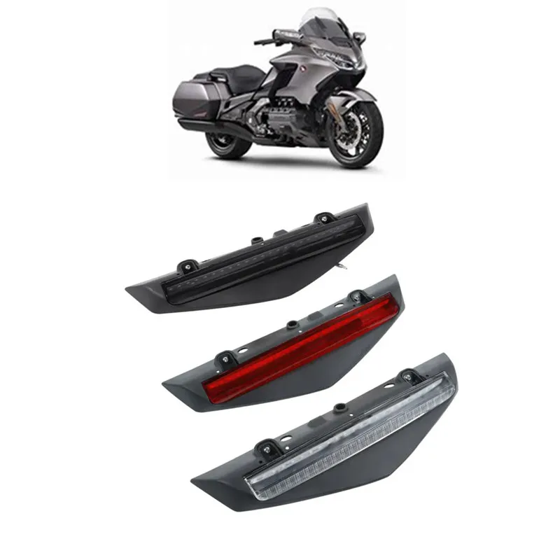 Motorcycle Acsessories Trunk Spoiler LED Brake Light Lamp Lens For Honda Gold Wing GL1800 2018-2020 2019