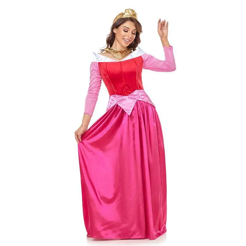 loween S Beau Princ Aurora Costume Dr Fairy T Gioca Abbigliamento per spettacoli teatrali Ele Traditiona femminile...